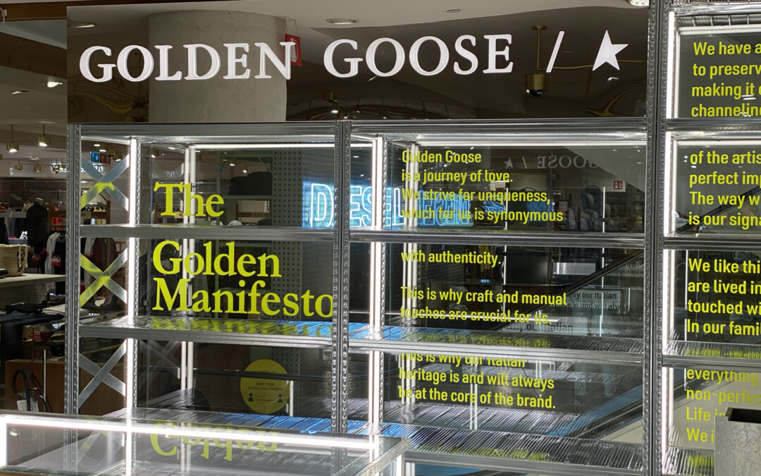 Golden Goose – Corner Rinascente, Milano 2020
