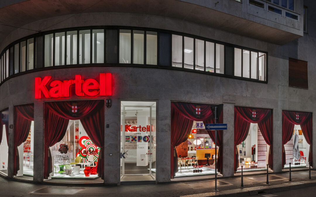 Kartell – Vetrine Flagship Store, Expo Milano 2015
