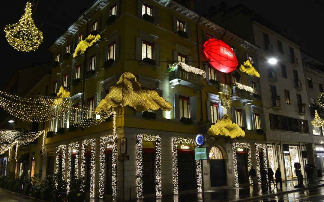Cartier – Allestimento Natale, Milano 2023